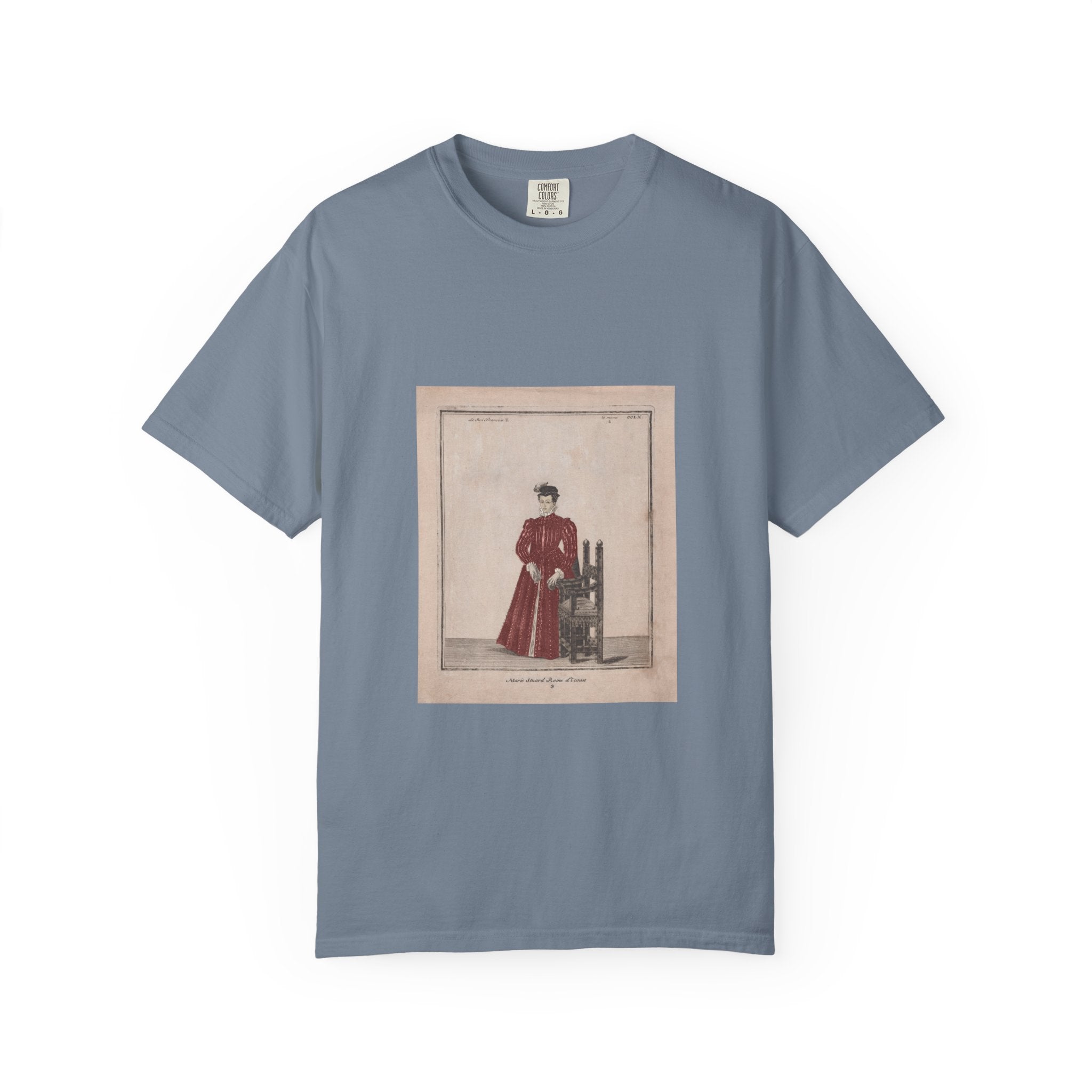 Mary Queen of Scots Vintage 18th Century Illustration T-Shirt