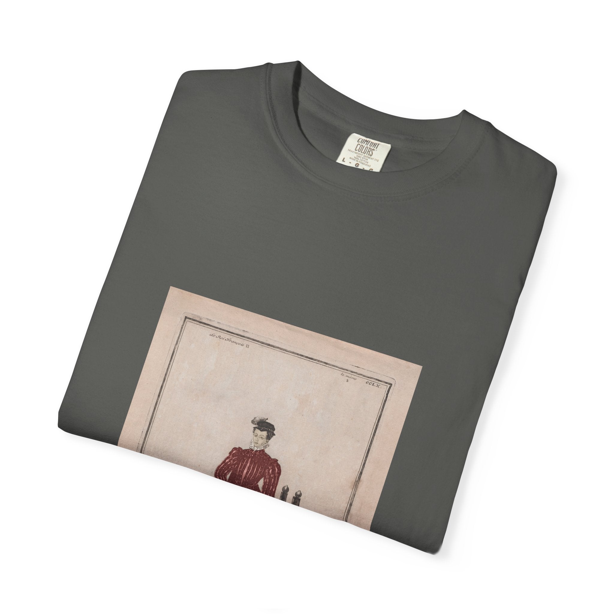 Mary Queen of Scots Vintage 18th Century Illustration T-Shirt
