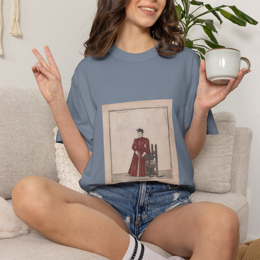Mary Queen of Scots Vintage 18th Century Illustration T-Shirt