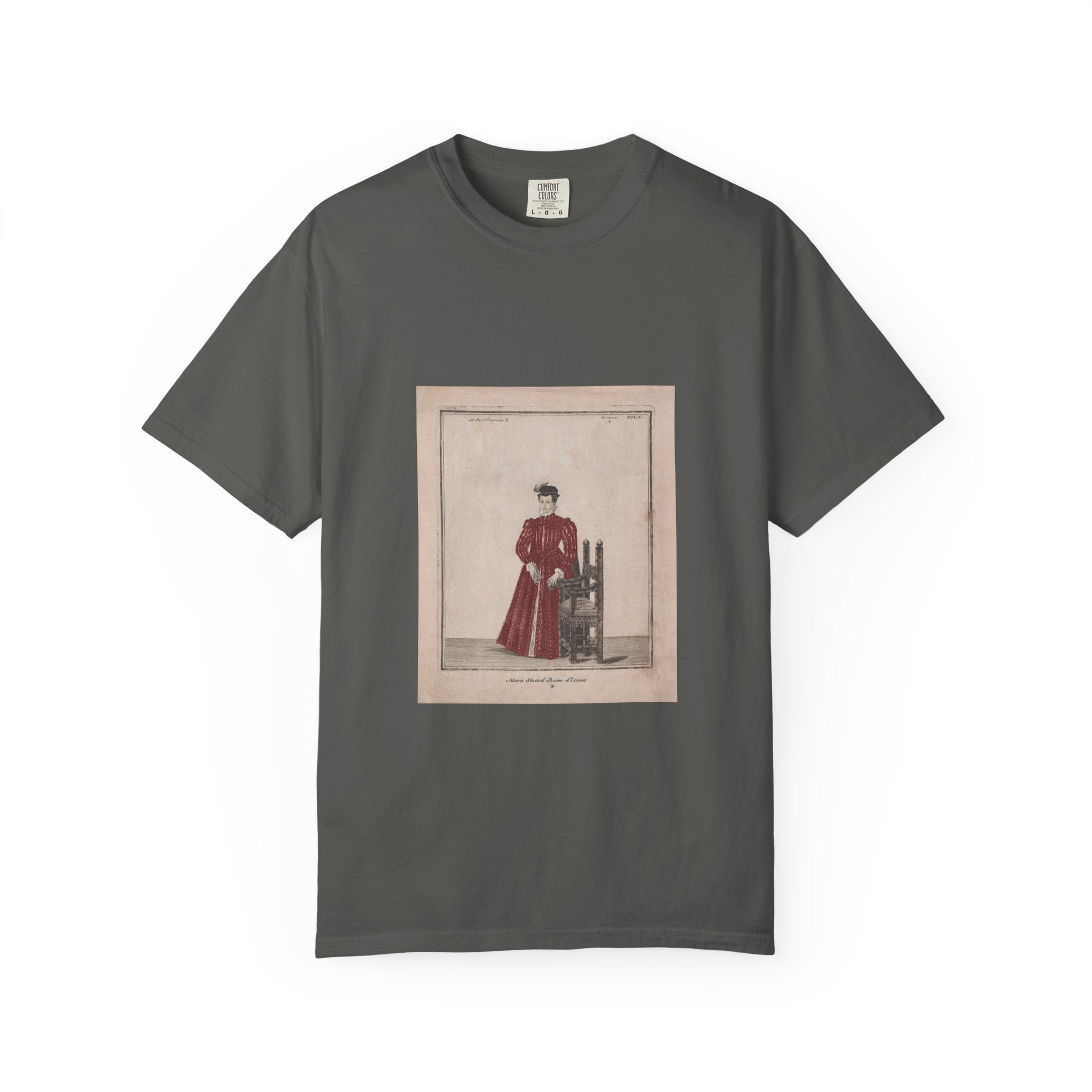 Mary Queen of Scots Vintage 18th Century Illustration T-Shirt