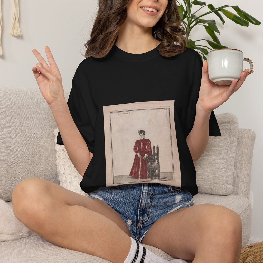 Mary Queen of Scots Vintage 18th Century Illustration T-Shirt