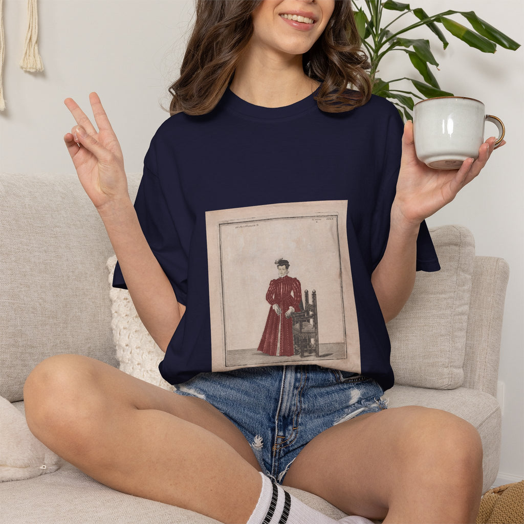 Mary Queen of Scots Vintage 18th Century Illustration T-Shirt