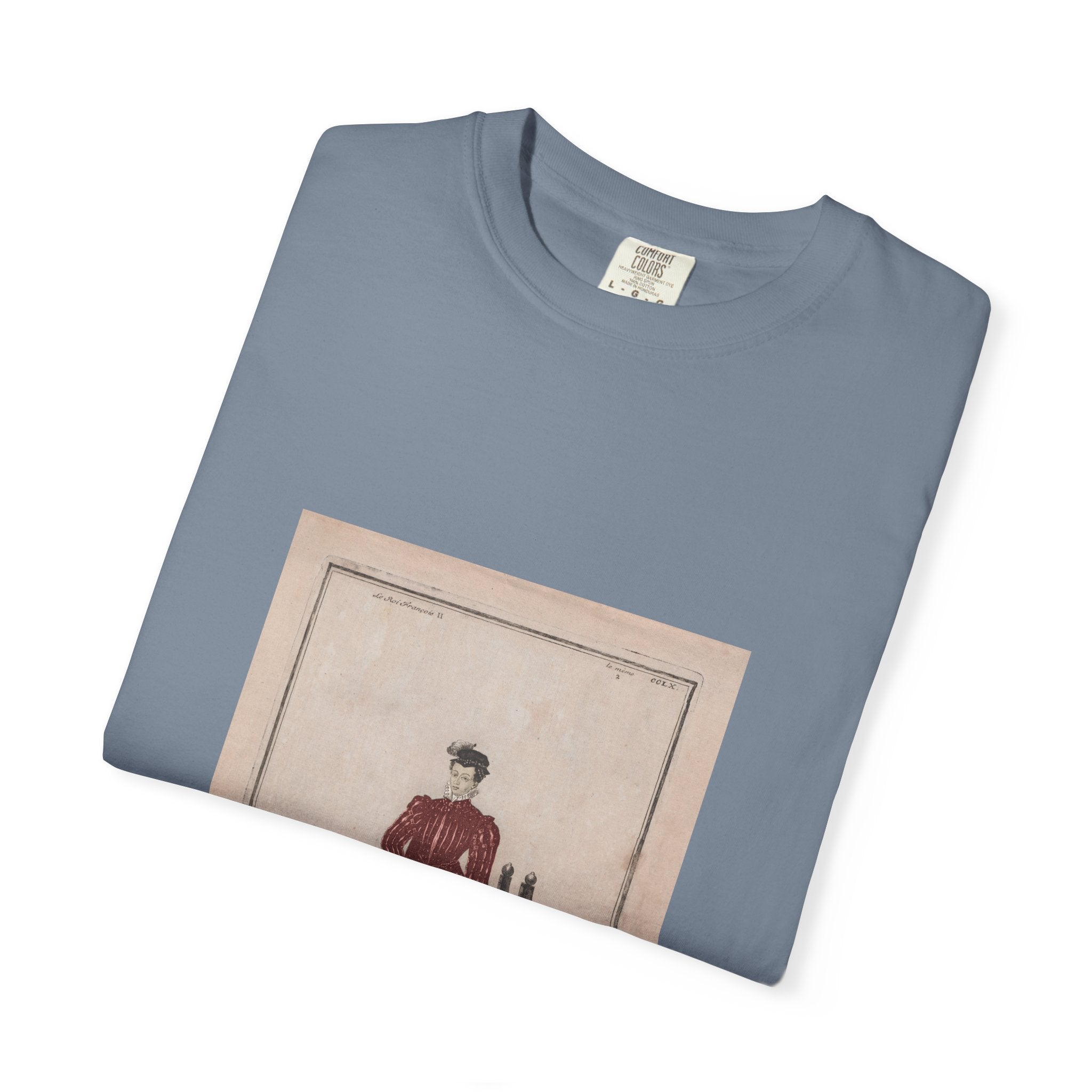 Mary Queen of Scots Vintage 18th Century Illustration T-Shirt
