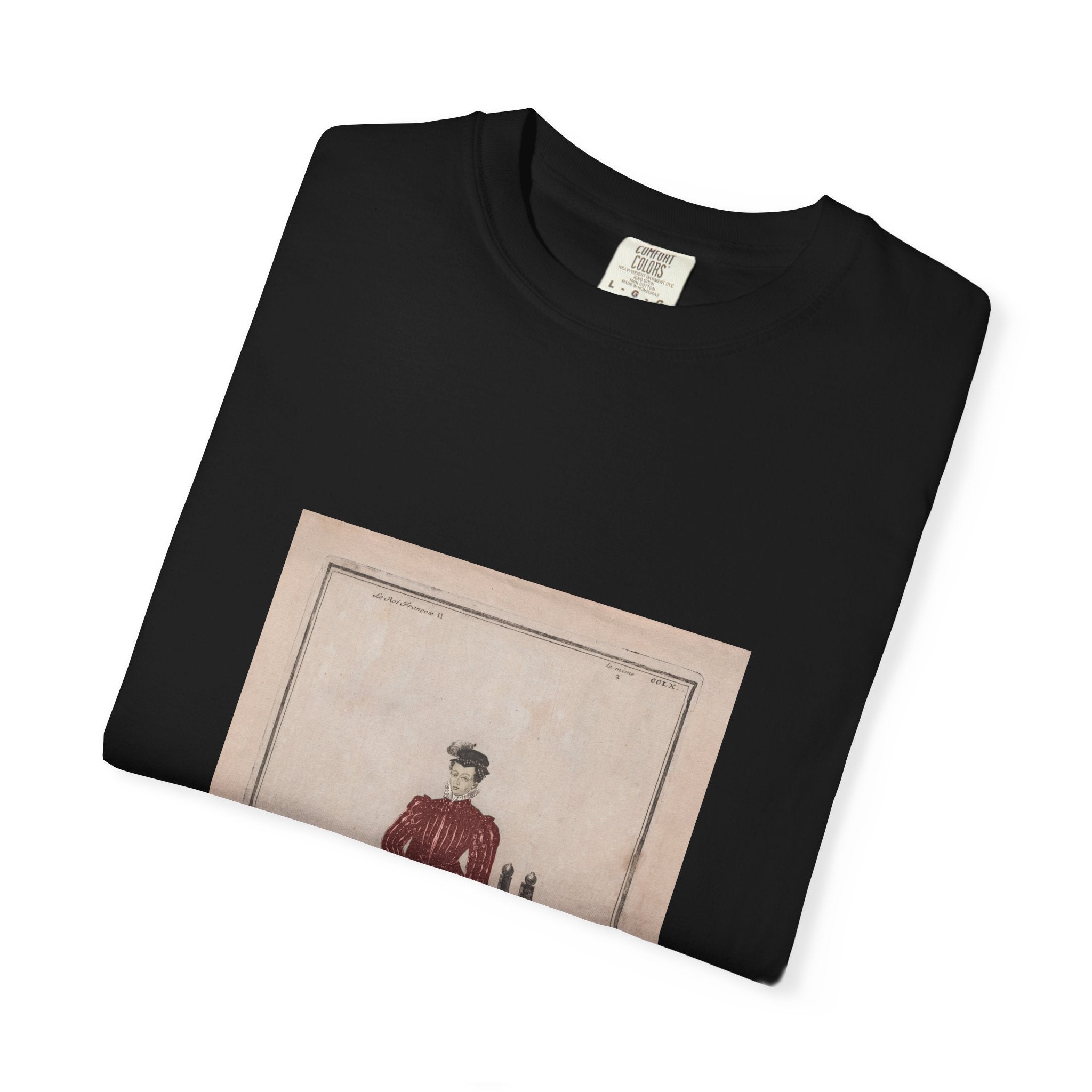 Mary Queen of Scots Vintage 18th Century Illustration T-Shirt