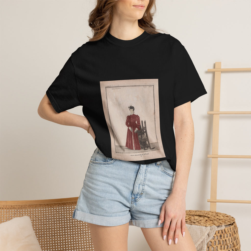 Mary Queen of Scots Vintage 18th Century Illustration T-Shirt